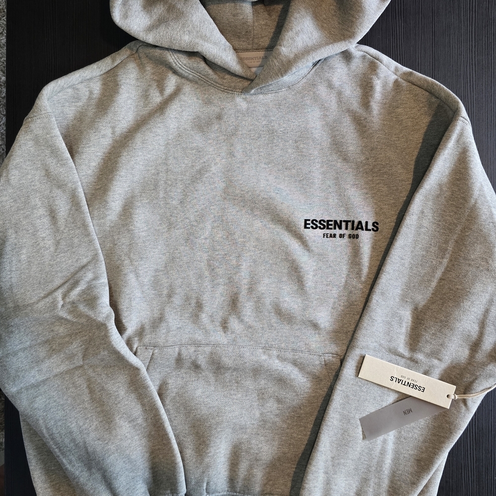 Fear of God Essentials Hoodie Dark Oatmeal – Oversized Pullover NWT - Picture 2 of 6
